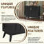 Buffet de rangement cannelé Mid Century-129514412