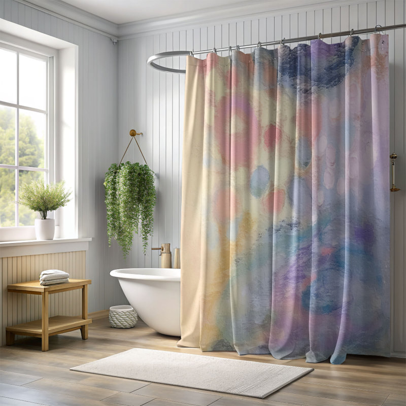 Rideau de douche Forras, H 74 po x l 71 po