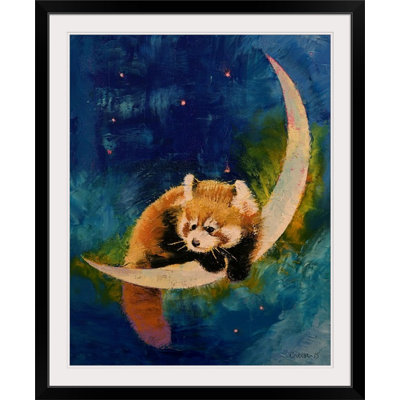 «Alcantar Red Panda Moon» par Michael Creese, reproduction d'art