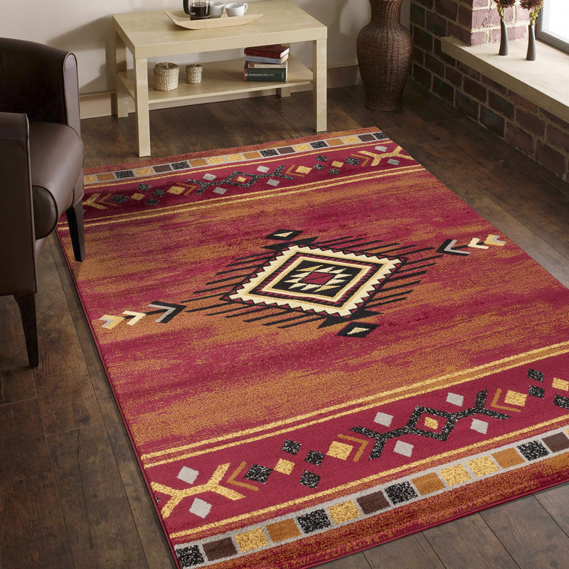 Tapis rouge Tribes du Sud-Ouest, Rectangulaire 2 pi x 3 pi