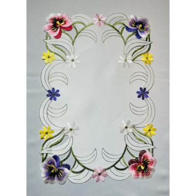 Napperon rectangulaire en polyester Cerny