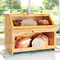 Grand plateau de service en bois robuste pour votre cuisine - Amadera  Taille 53 cm x 34 cm x 9 cm de haut