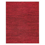 Hidden Path Striped Area Rug in Black/Red
