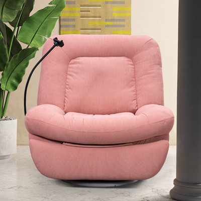 Fauteuil inclinable moderne simple, fonctionnel et rose