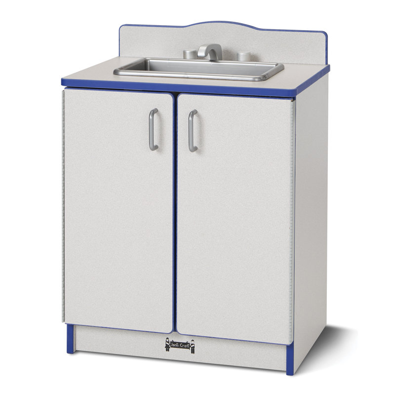 Rainbow Accents Culinary Creations Kitchen Sink, Gray/Blue