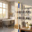 Premium 5-Pack Wall Mount Mop & Broom Organizer