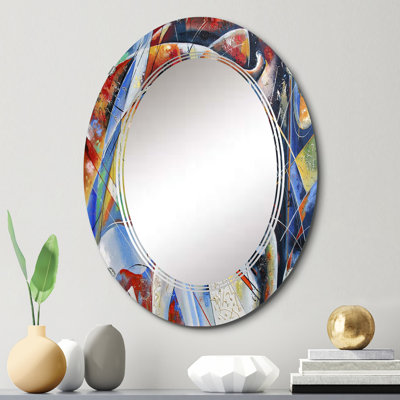 Creative Inspiration From The Poet - Miroir mural rétro ovale