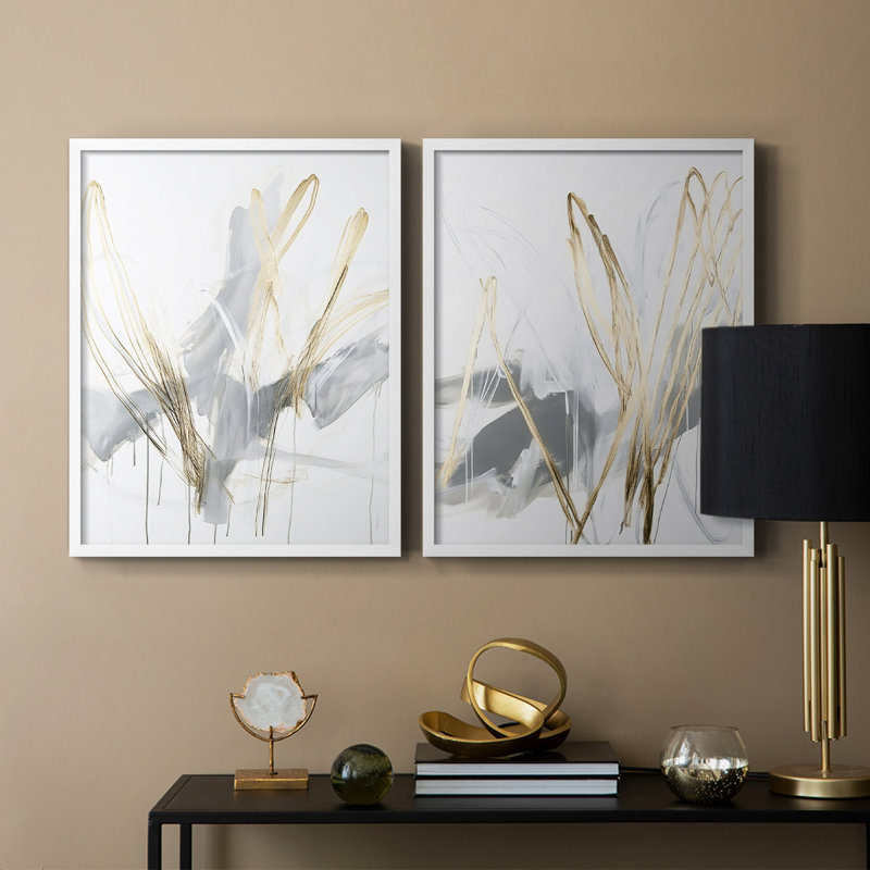 ABSTRACT Series DCCxxiii - reproduction encadrée de qualité supérieure - prête à être accrochée - aucun clou requis - aucun clou requis