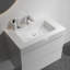 30,00 po Jilyn X P 18,10 po P 25,20 po Meuble-lavabo mural H en bois avec plateau-2055540104-2055540108