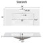 Ensemble de meuble-lavabo simple 35,9 po Pismo