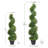 Artificial Potted Spiral Green Cedar Topiary-1692704491