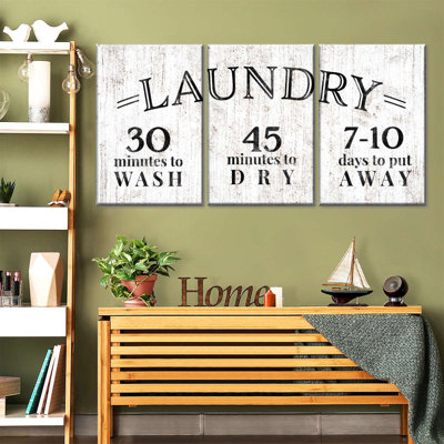" Laundry Suggestions " 3 - Pieces