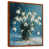 Toile avec cadre flottant brun