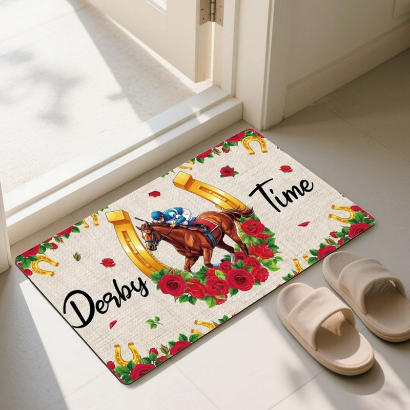 Tapis de sol beige 24 po x 36 po Derby Time