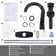 Single-Hole Single-handle Bathroom Faucet with Drain Assembly