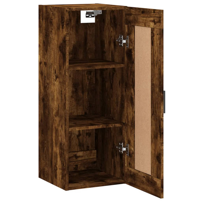 Huttig Bathroom Cabinet, Smoked Oak