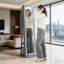 Miroir robuste, miroir pivotant sur 360 °, avec tablettes de rangement