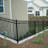 Versai Gloss Black Metal Fence Panels Included-49893412