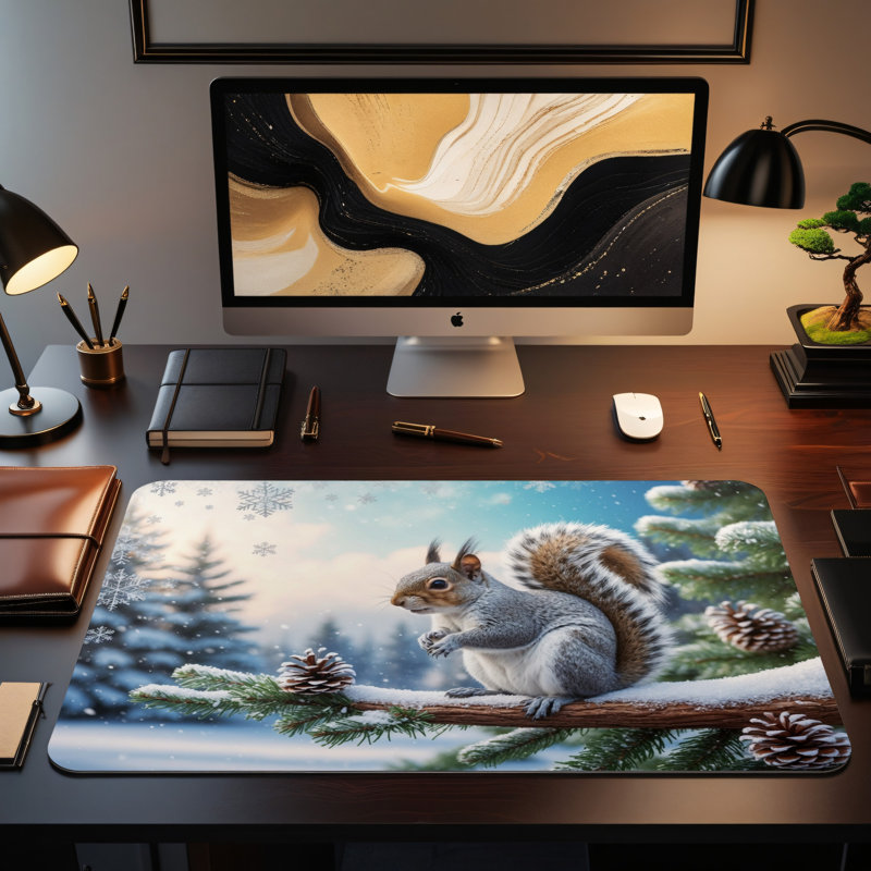 Polyester Desk Pad, 31.5x15.5