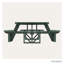 Table octogonale POLYWOOD Park-1326624
