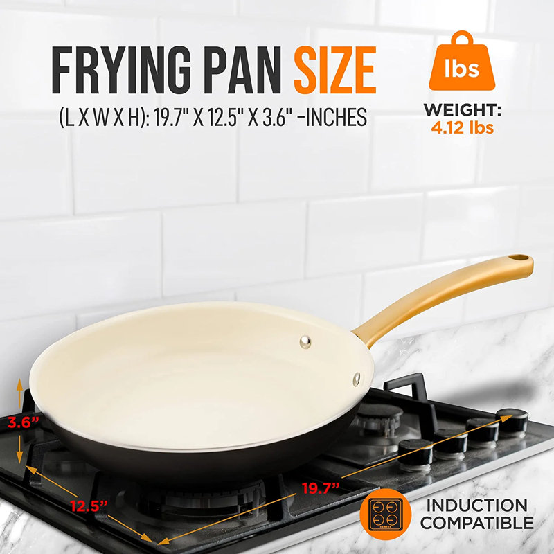 Poêle à omelette en céramique antiadhésive Skillets & Fry Pans, 12"