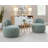 Alara Side Chair with Sherpa Fabric-122622446