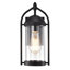 Luminaire de grange d'extérieur à 1 ampoule noir texturé Doory-1371194957