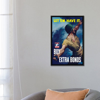 " WWII Poster Buy Extra Bonds " by John Parrot