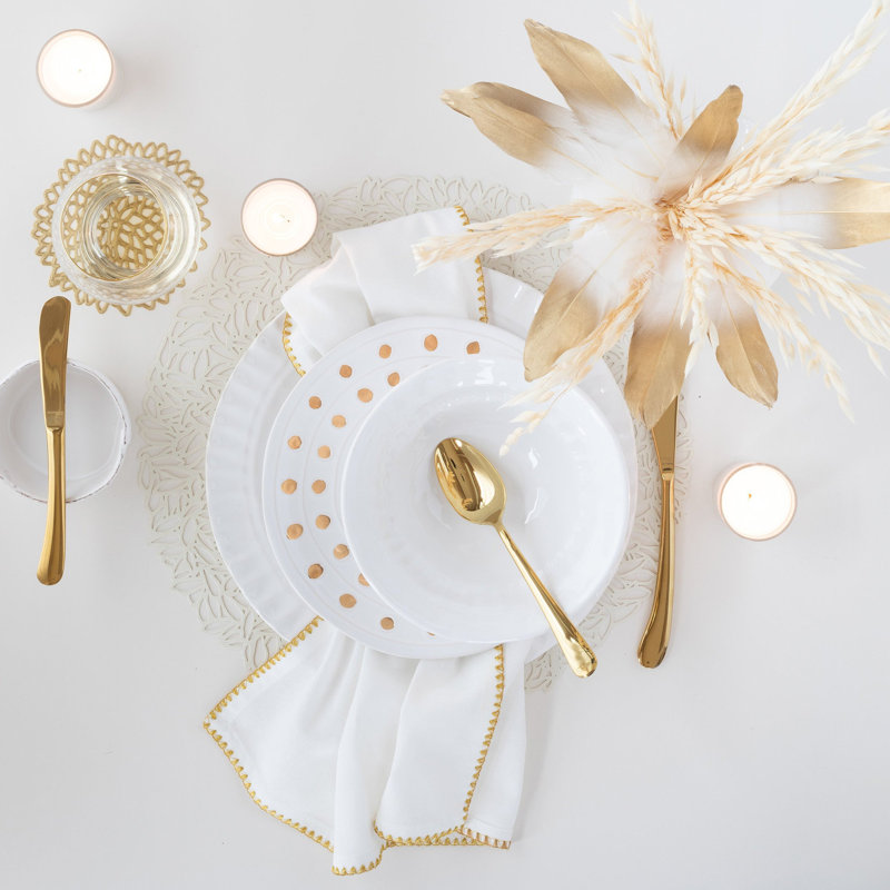 Medici Handmade Terra Bianca Salad/Dessert Plate