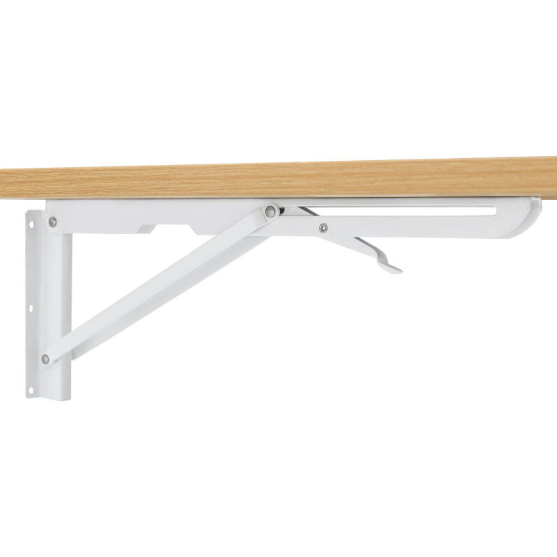 Table pliante murale, H 6,5 po x l 44,8 po x P 22 po, Naturel