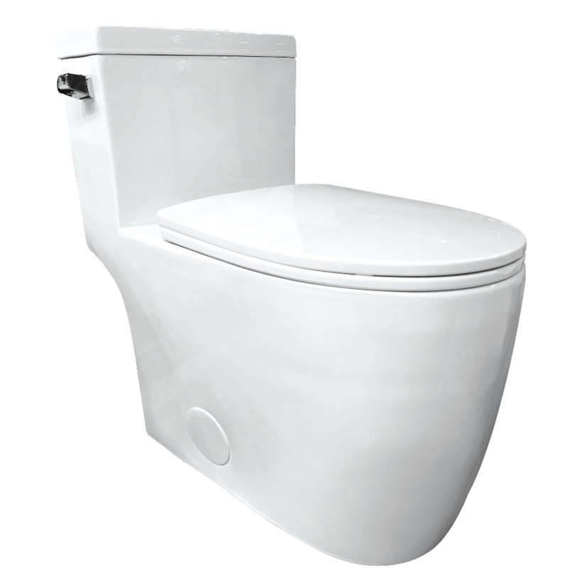 Courtyard Dual-Flush Elongated One-Piece Toilet (Seat Included)
