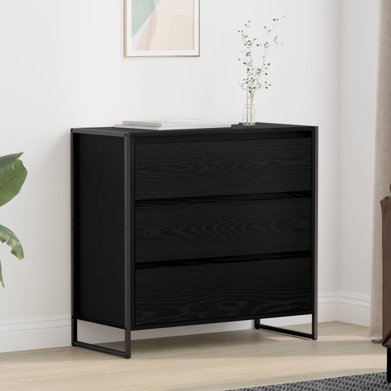 Sideboard Accent Chest, Black Oak