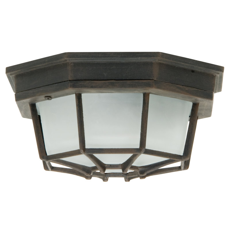 Plafonnier encastré extérieur Coso, Noir mat