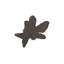 Teak Slice Wall Décor, Lg, Dark Gray