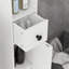 Armoire de rangement haute pour salle de bain