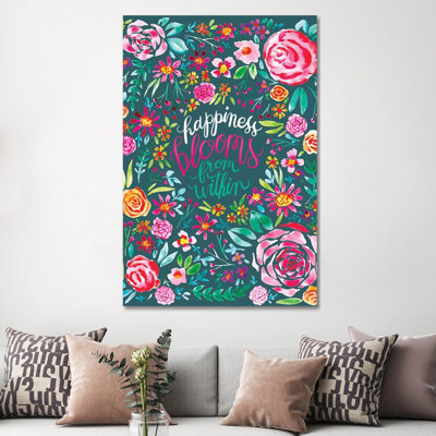 «Painted Garden I» par Amanda Mcgee, impression sur toile tendue