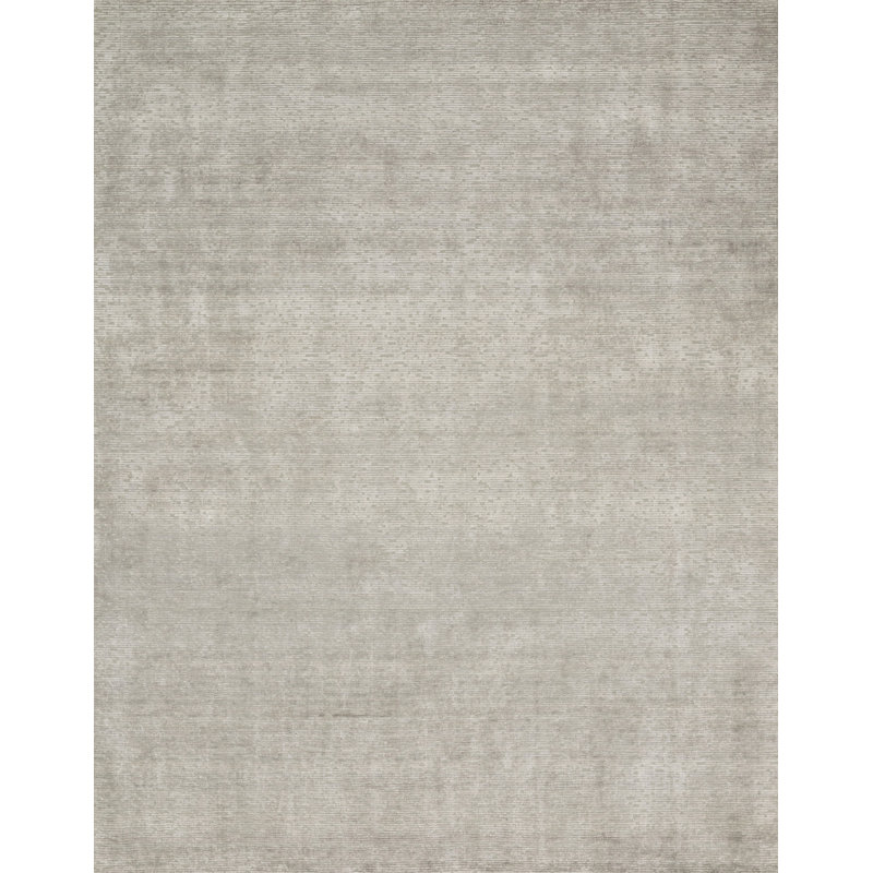 Tapis décoratif argent en laine Bromwich, Rectangle 2 pi x 3 pi