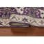 Tapis indien mauve Oushak 3 x 8