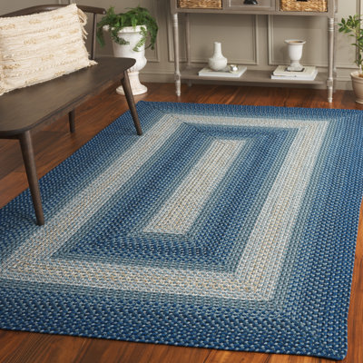 Emeryville Hand Woven Performance Machine Washable Performance Striped Indoor/Outdoor Area Rug