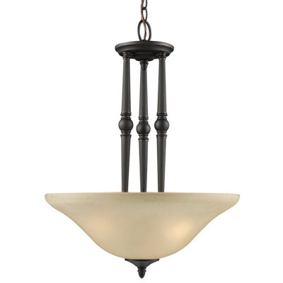 Luminaire suspendu bol 3 lumières Ageus
