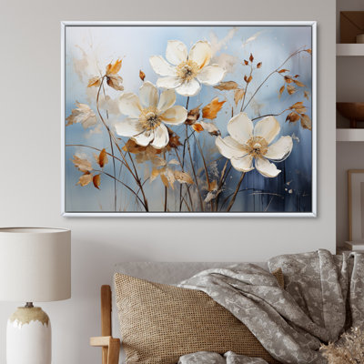 «Blue Mute Botanicals I», reproduction sur toile
