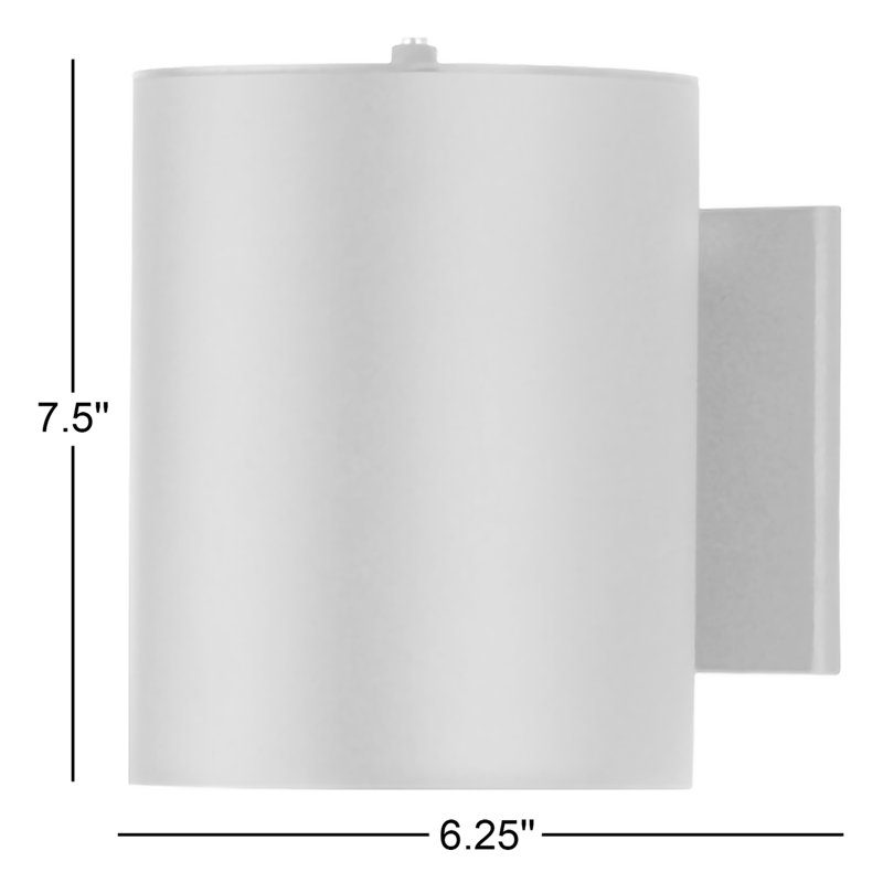 Calum Aluminum Wall Light, Black