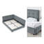 Structure de lit tapissier Ilko-1142907497