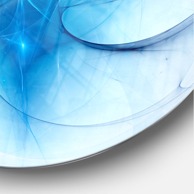 Blue Nebula Star - Modern Wall Clock, Oversized