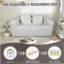Loveseat Couch With Two Back Cushions