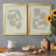 «Soft Shape I», ensemble de 2 peintures sur toile encadrées-312079148-312079150
