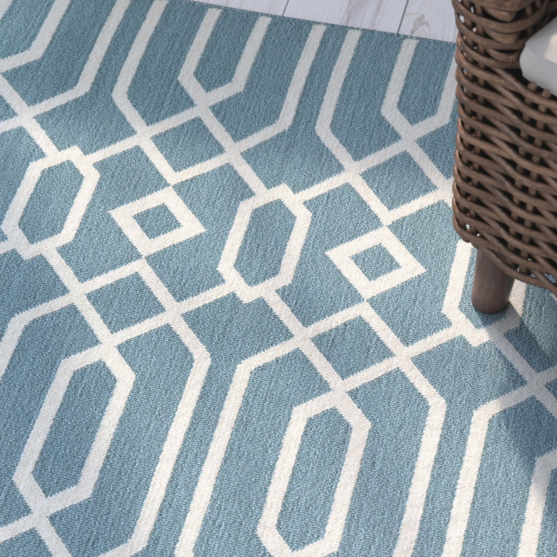Gul Geometric Indoor / Outdoor Rug, Rectangle 3'11" x 5'7"
