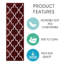 Tapis d'escalier intérieur antidérapant 9 po x 28 po Southall-1588551105