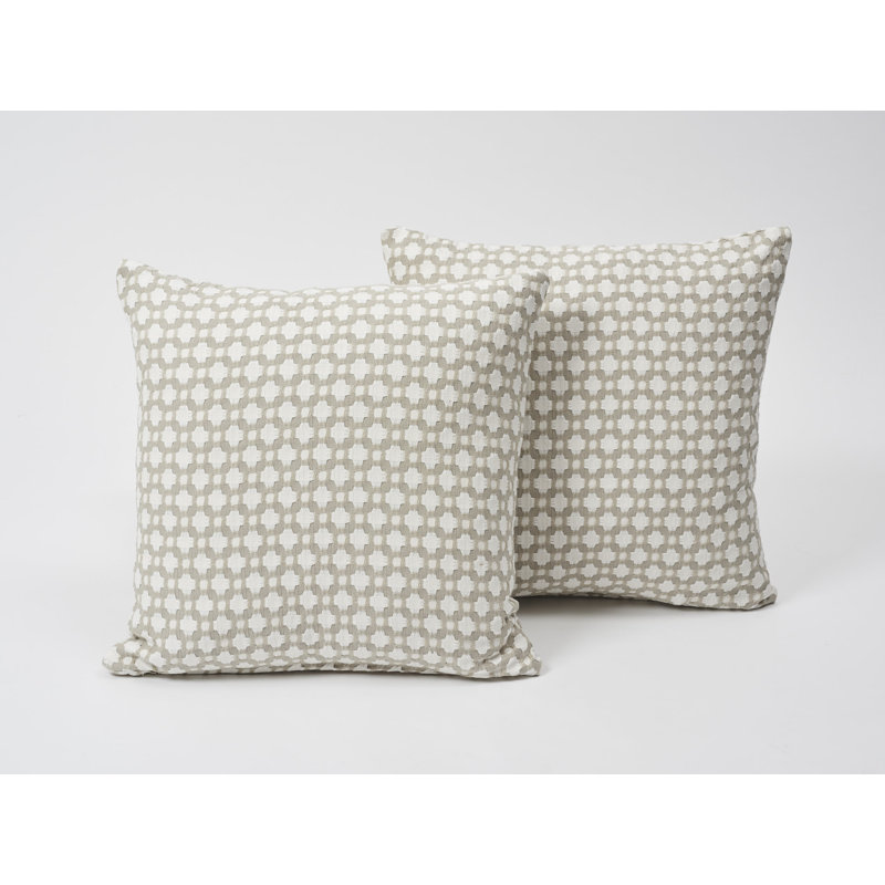 Schumacher x Celerie Kemble Betwixt Pillow, 18" x 18"