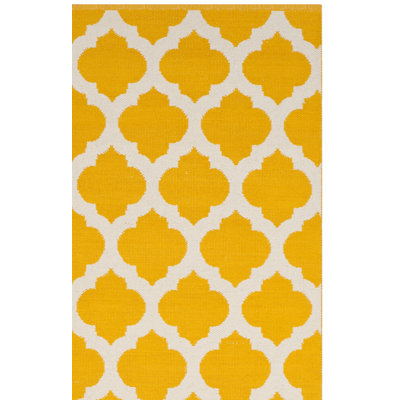 Romona Hand Woven Cotton Geometric Rug